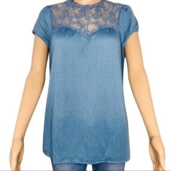 Eden & Olivia Women's Polka Dot blouse size small - Picture 1 of 6